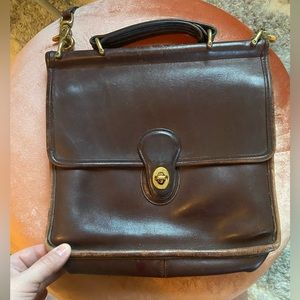 Vintage Coach Willis Brown Leather bag🤎 excellent used condition! Authentic!